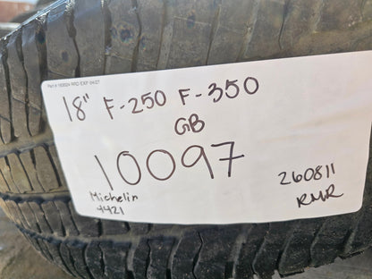 18" Ford F-250 F-350 TREMOR OEM rims wheels 10097 MICHELIN A/T2 SET