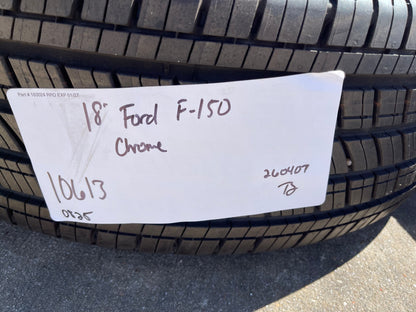 18" Ford F-150 Lariat OEM 10613 95922 CHROME rims wheels Expedition MICHELIN NEW