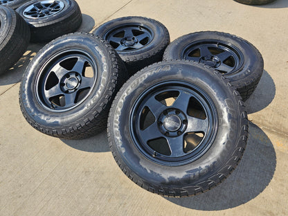 17x8.5 17" Kansei KNP Chevy Silverado RAM Tacoma wheels rims 6x139 6x5.5 BFG