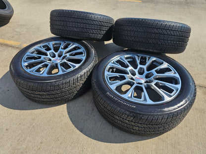 22" GMC Yukon Sierra DENALI OEM wheels rims Tahoe tires 2024 2025 2026 NEW