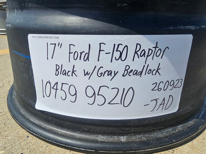 (1) 17" Ford F-150 Raptor OEM BEADLOCK rim wheel 10459 95210 single DISCOUTNED