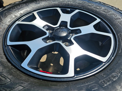 17" Jeep Wrangler Rubicon OEM 9218 wheels rims Gladiator BFG KO2 A/T SET