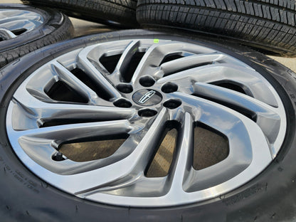 22" Lincoln Navigator OEM 94225 rims wheels BLACK LABEL BRIDGESTONE NEW
