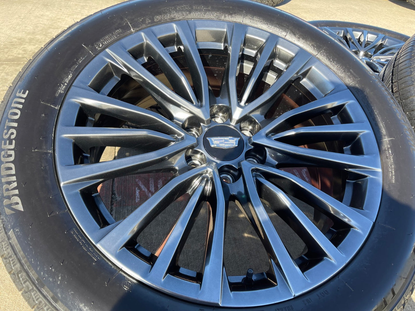 22" Cadillac Escalade V Platinum OEM 4883 95479 wheels rims 2023 2024 2025 2026