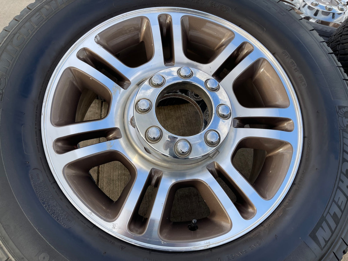 20" Ford F-250 F-350 OEM 3951 3845 KING RANCH rims wheels tires MICHELIN LTX A/T