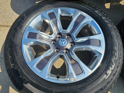 20" Dodge Ram 1500 OEM Laramie Long Horn 2678 2682 wheels rims 2024 2025 NEW