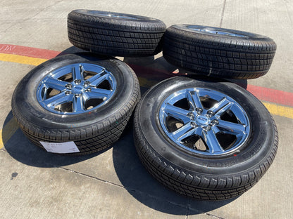 18" Ford F-150 Lariat OEM 10613 95922 CHROME rims wheels Expedition MICHELIN NEW