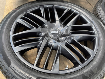 NEW 24" Cadillac Escalade IQ DEEP SPACE EV OEM wheels rims Hummer SET 2025-2027