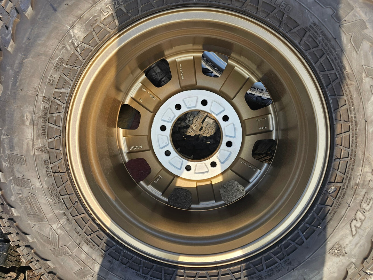 18" Ford F-250 F-350 OEM TREMOR Bronze rims wheels 10482 35" NEW
