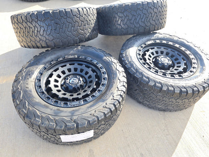 20" FUEL D633 Zephyr GMC Sierra Chevy Silverado 2500 3500 wheels rims 8x180 BFG