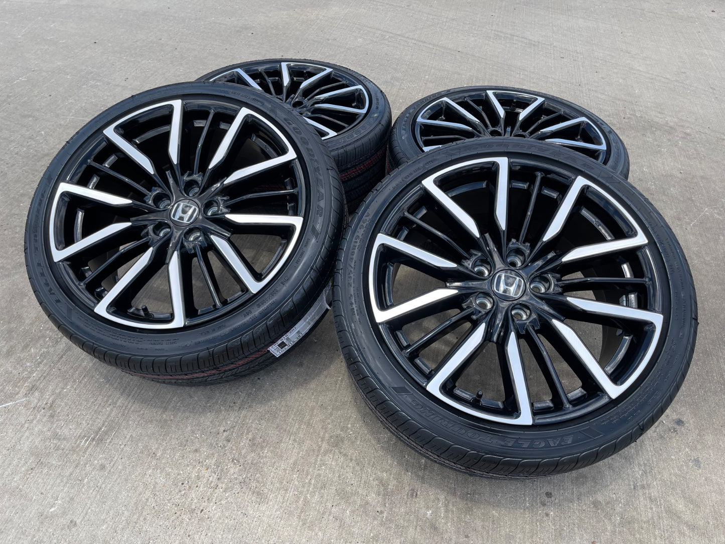 19" Honda Accord OEM Sport wheels rims 60308 SET 2024 2025 2026 GOODYEAR NEW