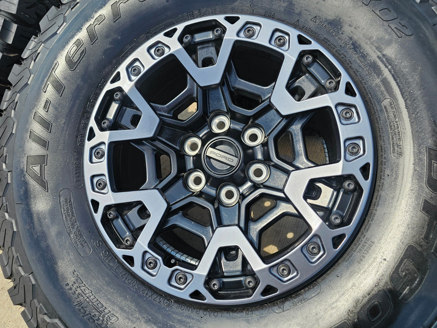 17" Ford F-150 Raptor R OEM BEADLOCK rims wheels 2025 2026 BFG 37" NEW