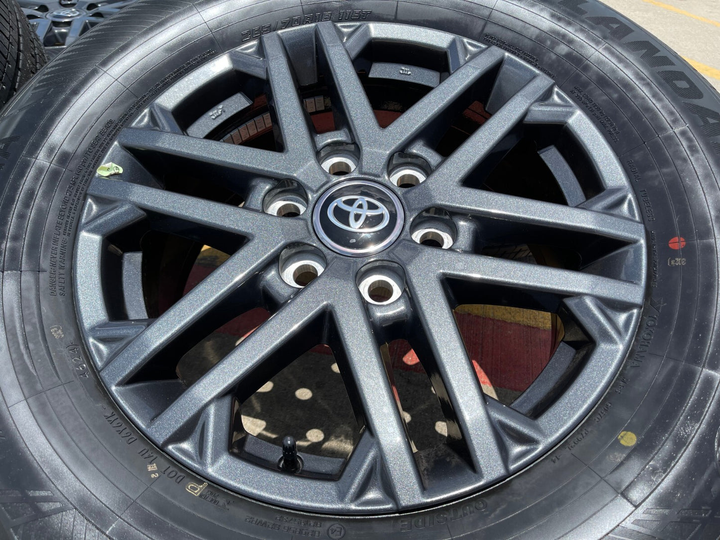18" Toyota Tundra TRD OEM wheels rims 75281 Sequoia LX600 2025 2026 NEW