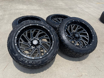 22x12 XTREME FORCE XF- 8 Chevy Silverado Ford F-150 RAM wheels rims 6x139 6x135
