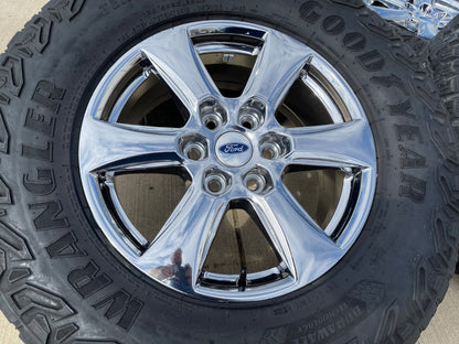 18" Ford F-150 Lariat OEM rims wheel 10168 tires Expedition GOODYEAR A/T SET