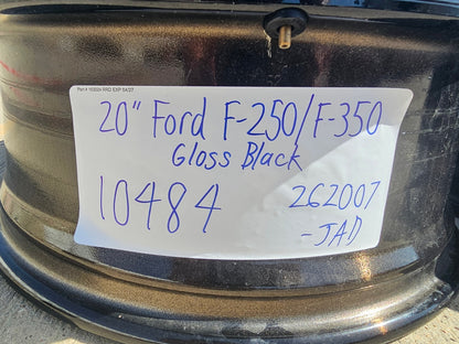 20" Ford F-250 F-350 OEM black Lariat wheels rims 10299 10484 NEW