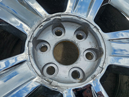 (1) 20" Chevy Silverado Tahoe Suburban chrome OEM Replica 5416 wheel rim spare