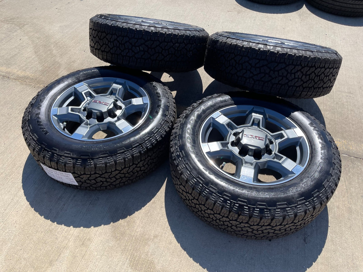 20" GMC Sierra AT4X 2500 3500 OEM wheels rims 94038 5188 Chevy Silverado SET NEW