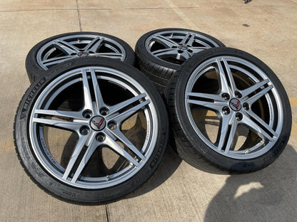 19" + 20" Chevy Corvette Z06 C8 OEM FORGED 94027 94028 wheels rims 2024 2026