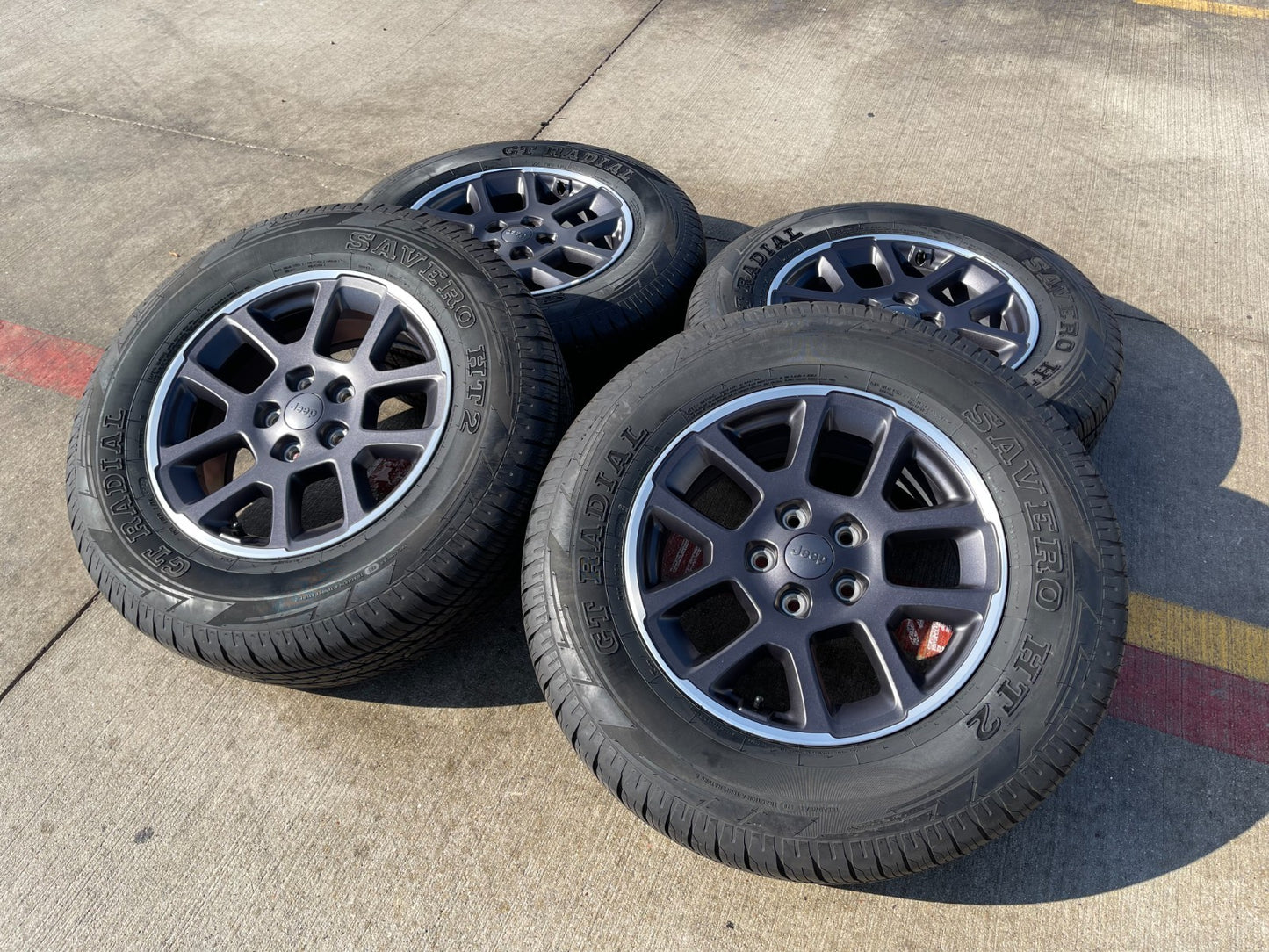 18" Jeep Gladiator Overland OEM wheels rims Wrangler 9241 96494 tires