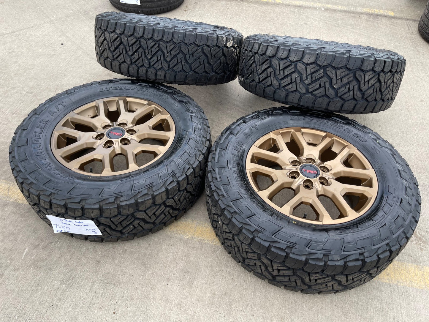 20" Toyota Tundra TSS TRD OEM rims 95359 75277 Sequoia bronze 2024 2025 2026 NEW