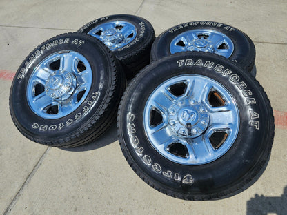 18" Dodge Ram 2500 3500 STEEL chrome OEM 2473 wheels rims tires