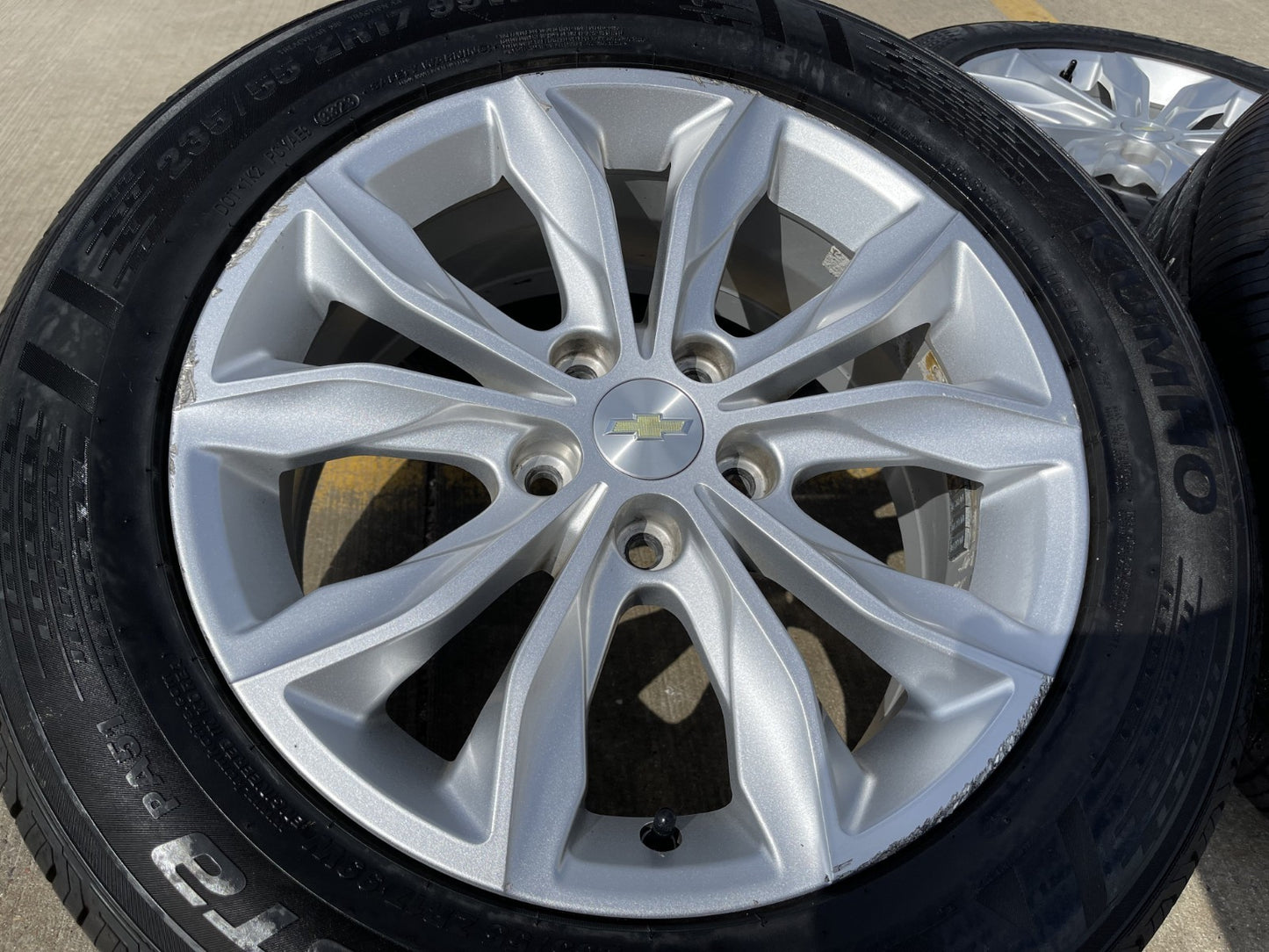17" Chevy Malibu OEM wheels rims 5894 tires Impala GMC Terrain Equinox 5x120