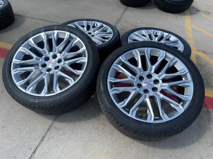 24" GMC Yukon Sierra Denali Chevy Tahoe LTZ OEM 10067 wheels rims 2026 2027 NEW