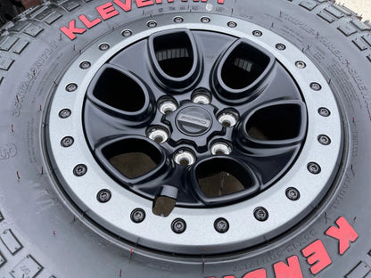 17" Ford F-150 Raptor OEM BEADLOCK rims wheels 10459 95210 KENDA 35" tires NEW