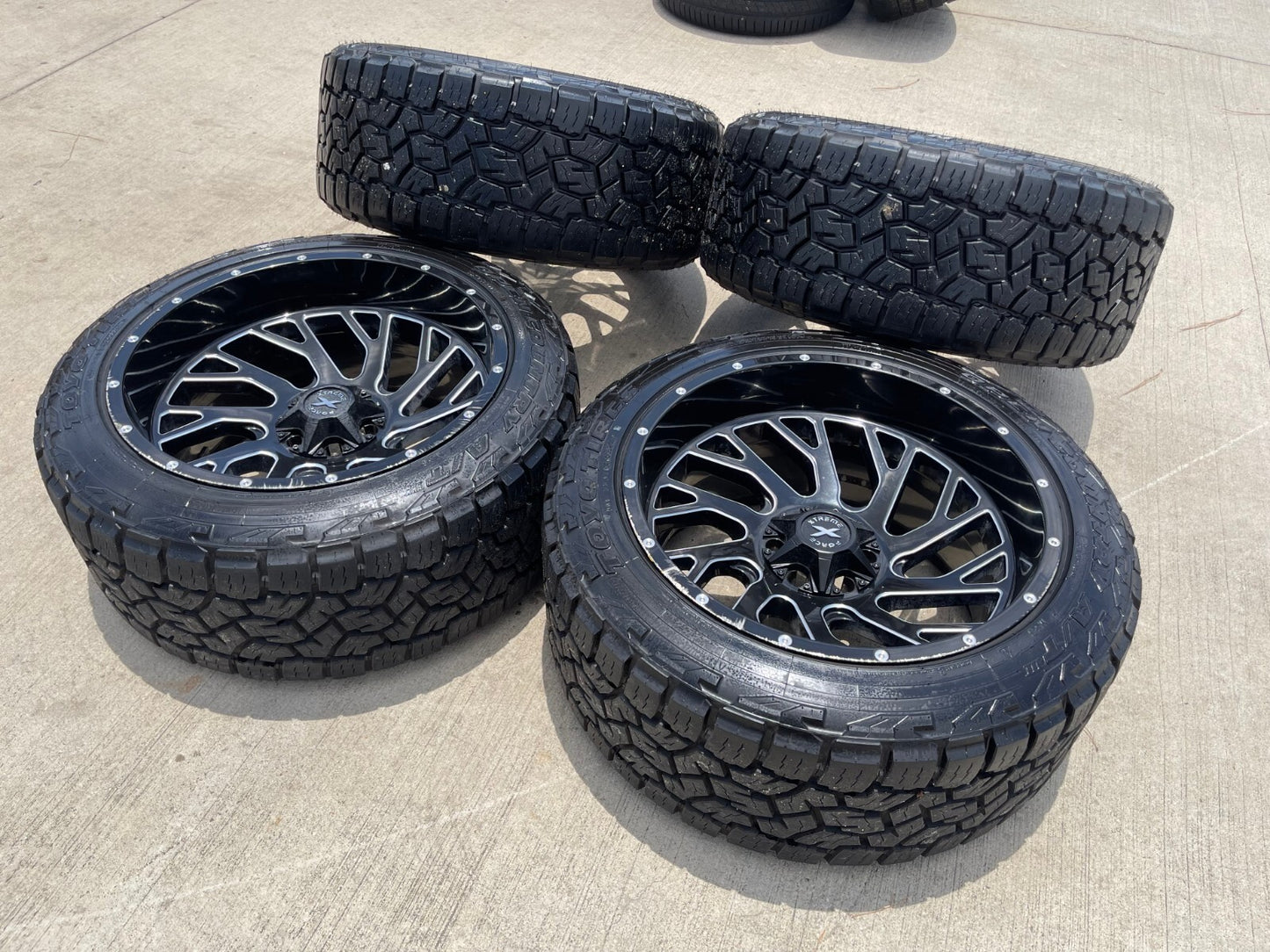 22x12 XTREME FORCE XF- 8 Chevy Silverado Ford F-150 RAM wheels rims 6x139 6x135