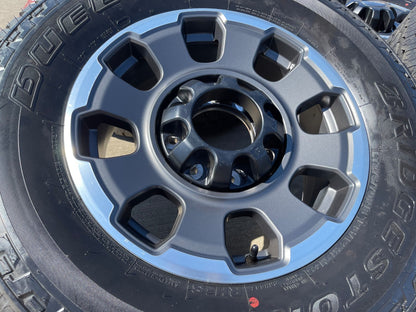18" Ford F-250 F-350 OEM 10482 LARIAT rims wheels BRIDGSETONE SET NEW