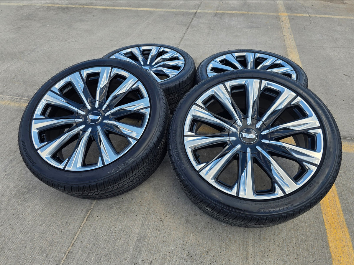 24" Cadillac Escalade PLATINUM OEM wheels rims V 2023 2024 2025 2026 2027 NEW