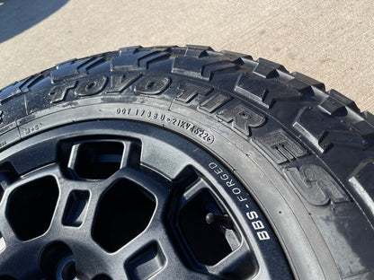 18" Toyota Tundra TRD BBS FORGED OEM 69195 95458 wheels rims Sequoia TOYO R/T