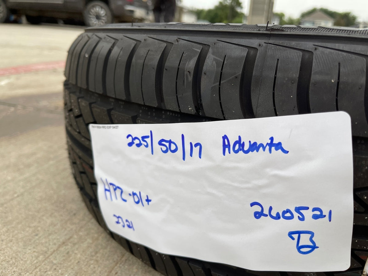 (1) 225/50/17 Advanta HPZ-01+ tire 225/50R17 98W XL M+S NEW