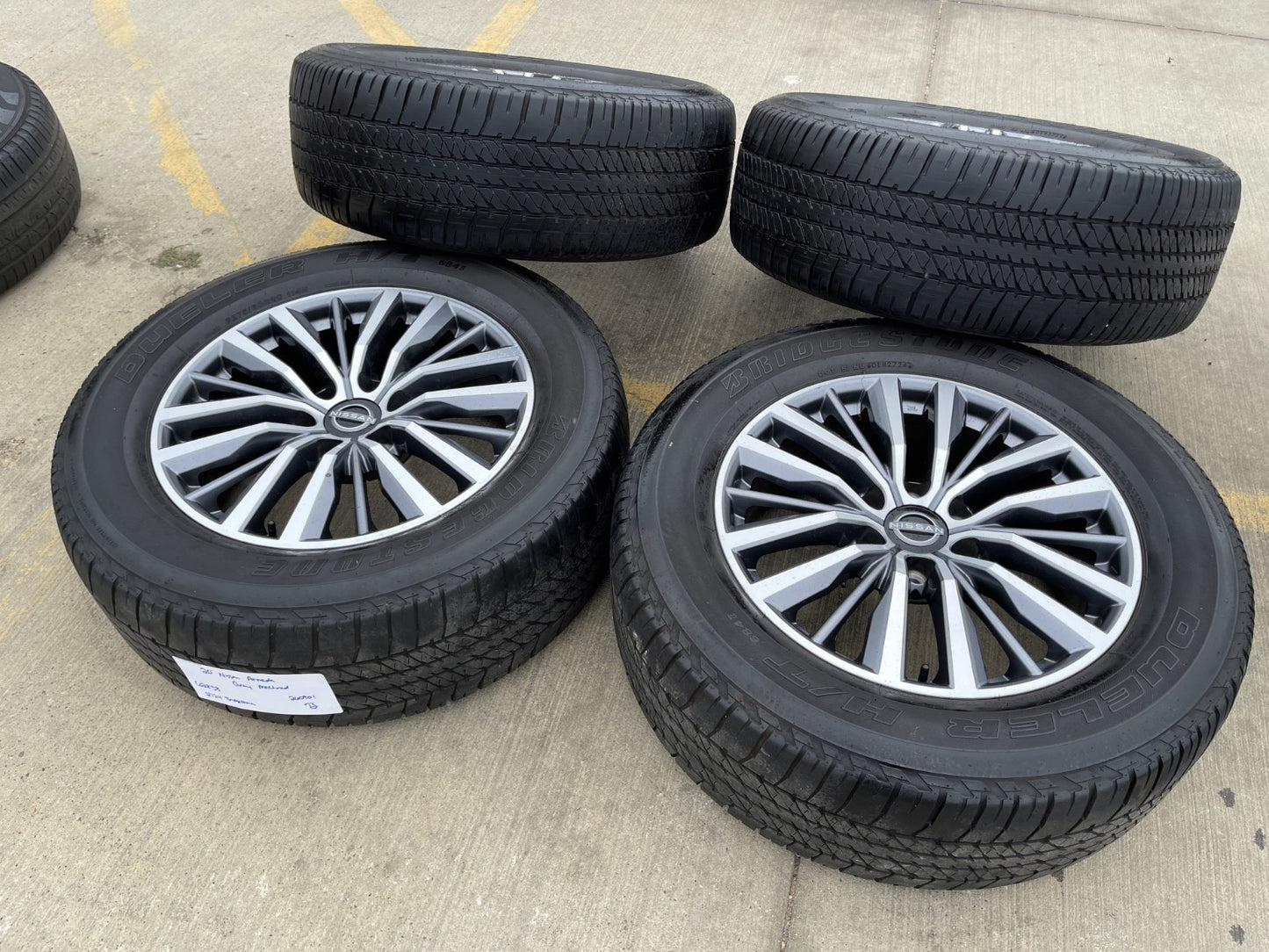 20" Nissan Titan Armada Infiniti QX80 OEM 62858 wheels rims 2024 2025 2026 SET