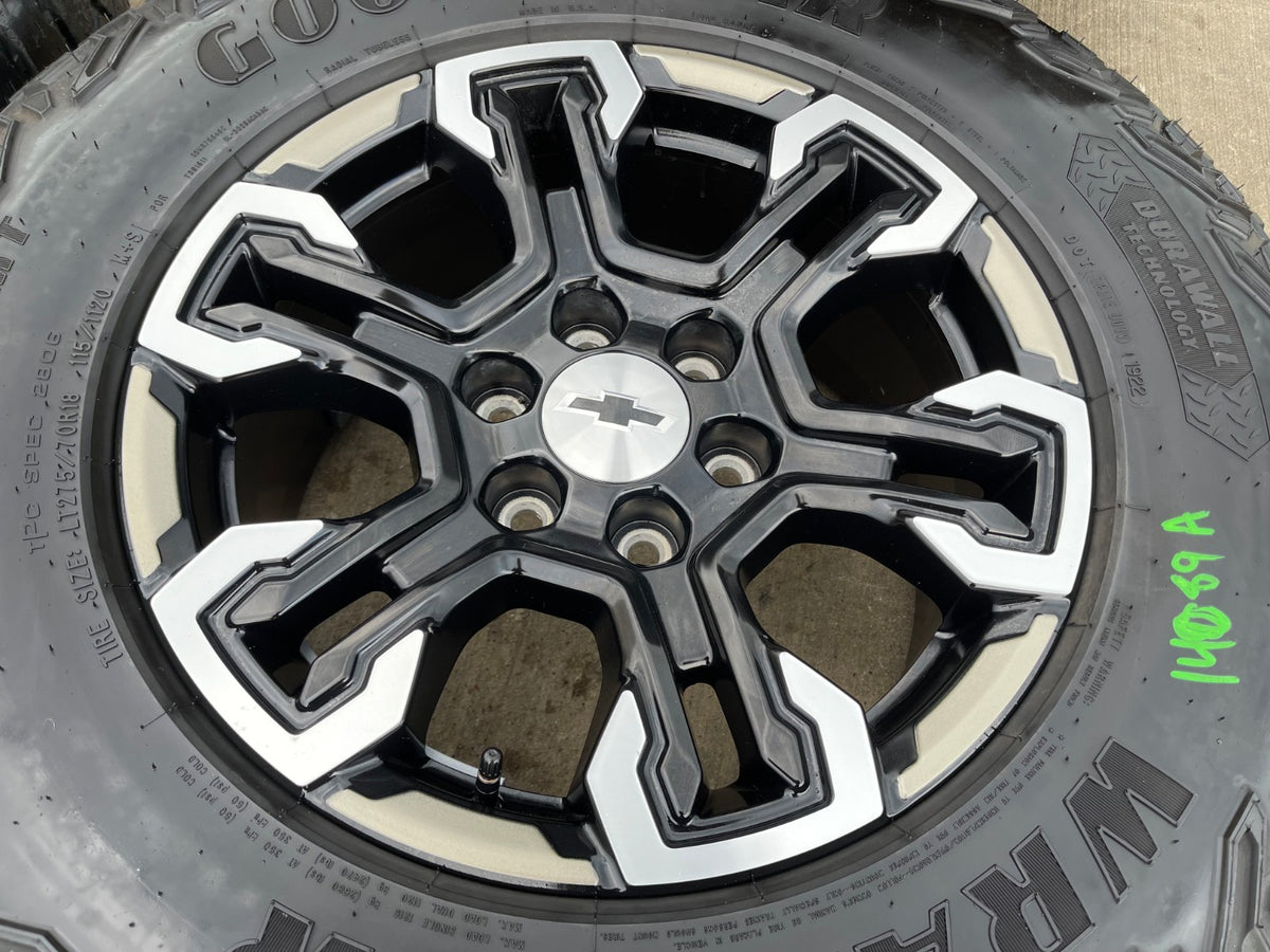 18" Chevy Silverado ZR2 Tahoe Sierra OEM 95415 SET wheels rims GOODYEAR SET