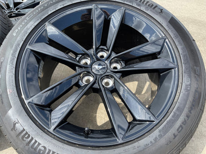 18" Ford Mustang GT OEM 10593 BLACK wheels rims tires 2024 2025 2026 2027 NEW