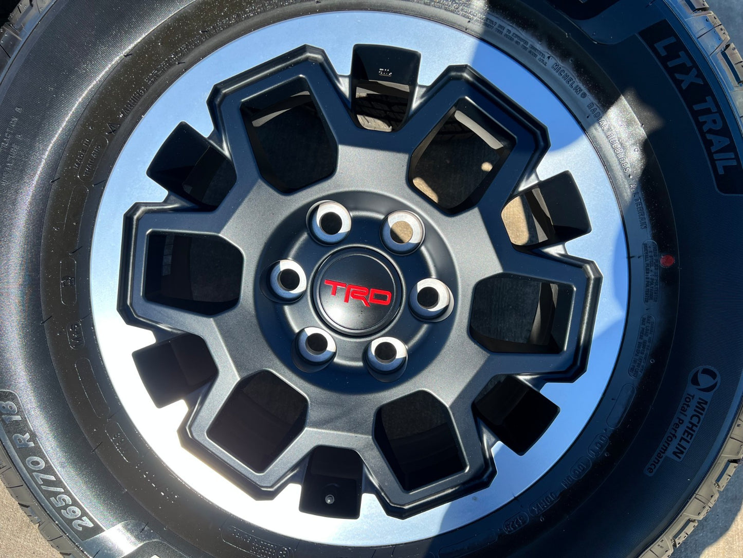 18" Toyota Tacoma 4Runner TRD OEM 94199 wheels rims 2024 2025 2026 NEW MICHELIN