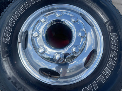 17" Ford F-350 Dually OEM 3618 3619 rims wheels SET tires Michelin LTX A/T2