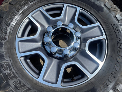 18" Ford F-250 F-350 Lariat FX-4 OEM wheels 10480 10298 SET tires TOYO 35"