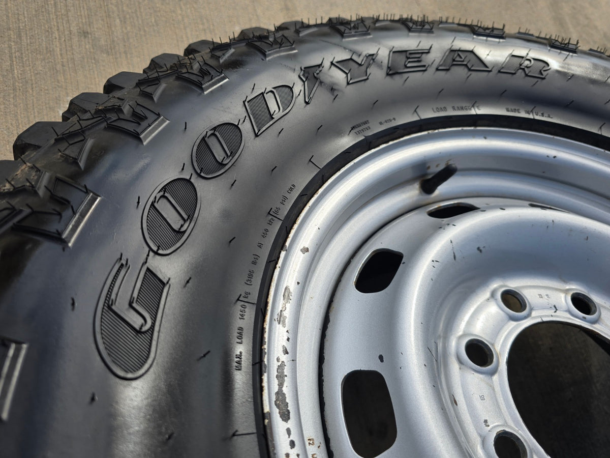 17" Dodge Ram 2500 3500 STEEL OEM 2312 2185 wheels rims GOODYEAR A/T 35"