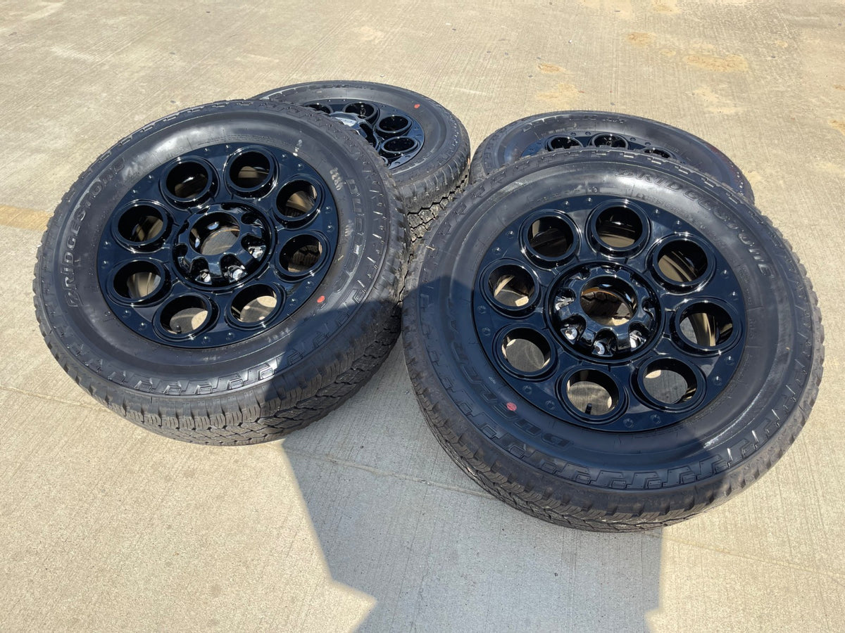 20" Ford F-250 F-350 OEM TREMOR wheels rims SET 10299 10484 BRIDGESTONE SET NEW