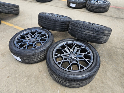 21" Jeep Grand Cherokee L OEM wheels rims 9291 Durango tires GOODYEAR NEW