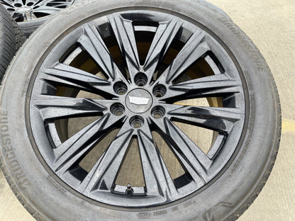 22" Cadillac Escalade OEM wheels rims 95028 4869 GMC Sierra BRIDGESTONE SET