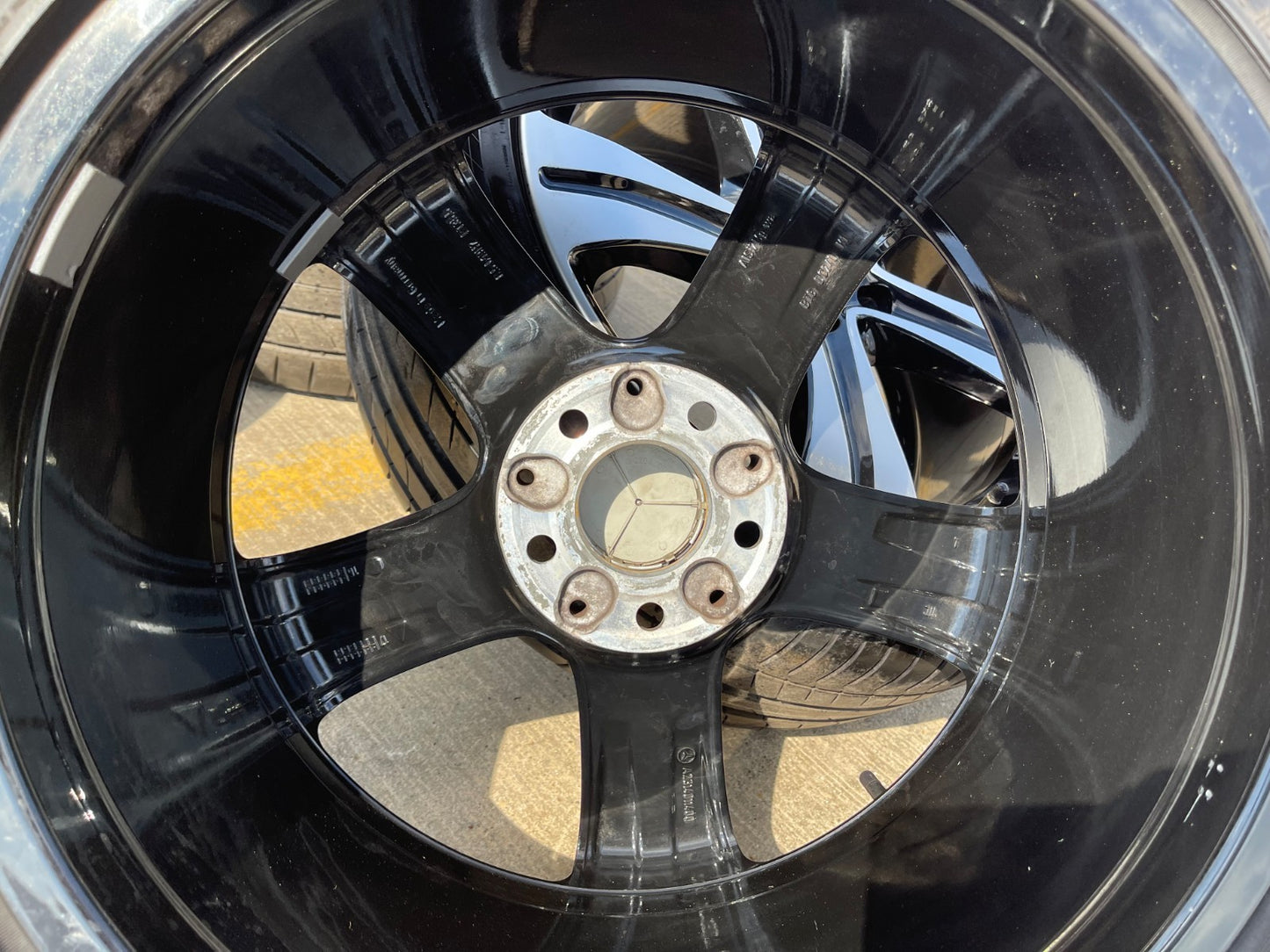 19" Mercedes AMG C E S Class OEM 85534 wheels rims tires CONTINENTAL SET