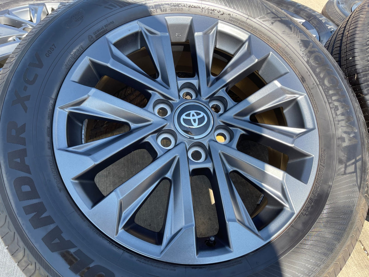 (5) 20" Toyota Land Cruiser OEM wheels rims 94057 Tundra Sequoia SET NEW