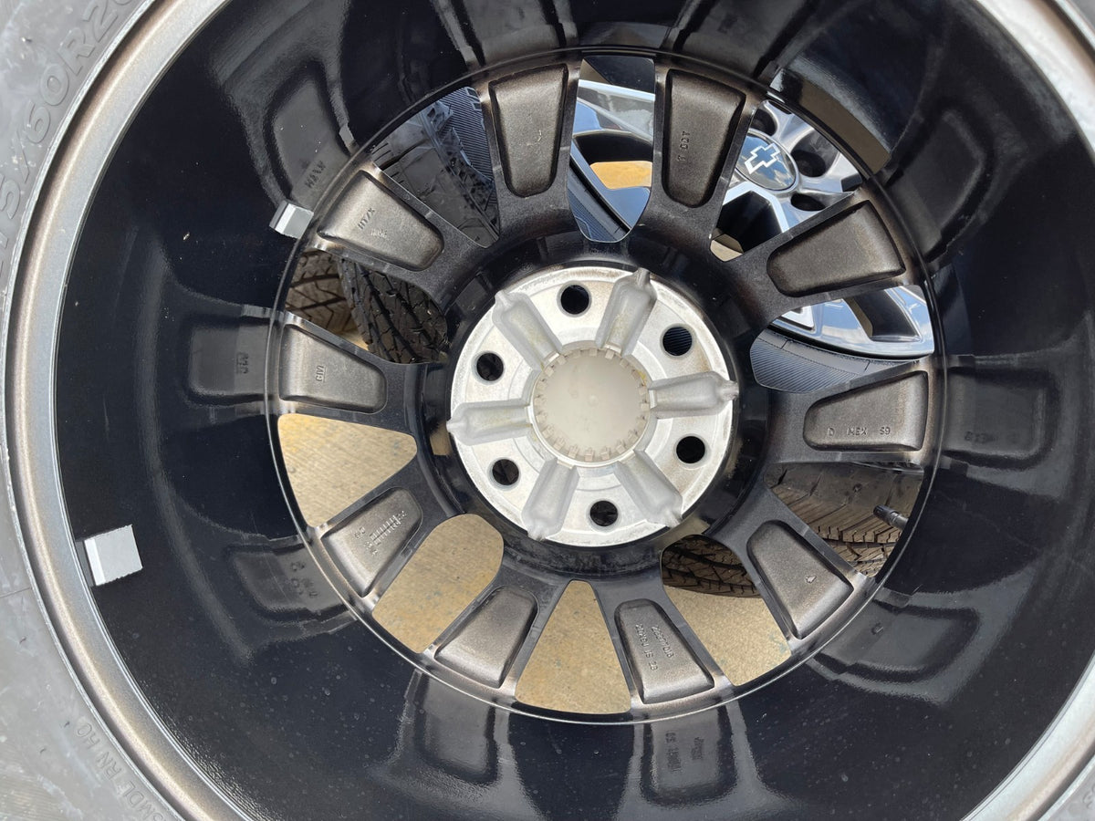 20" Chevy Tahoe Silverado OEM 5919 wheels rims GMC Yukon tires HANKOOK A/T2 NEW