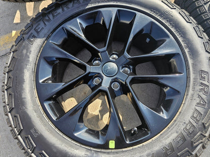 20" Jeep Wrangler Rubicon OEM 9262 wheels rims Gladiator GENERAL 2025 NEW