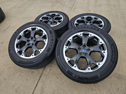 17" Subaru XV Crosstrek OEM wheels rims tires 2022 2023 2024 2025