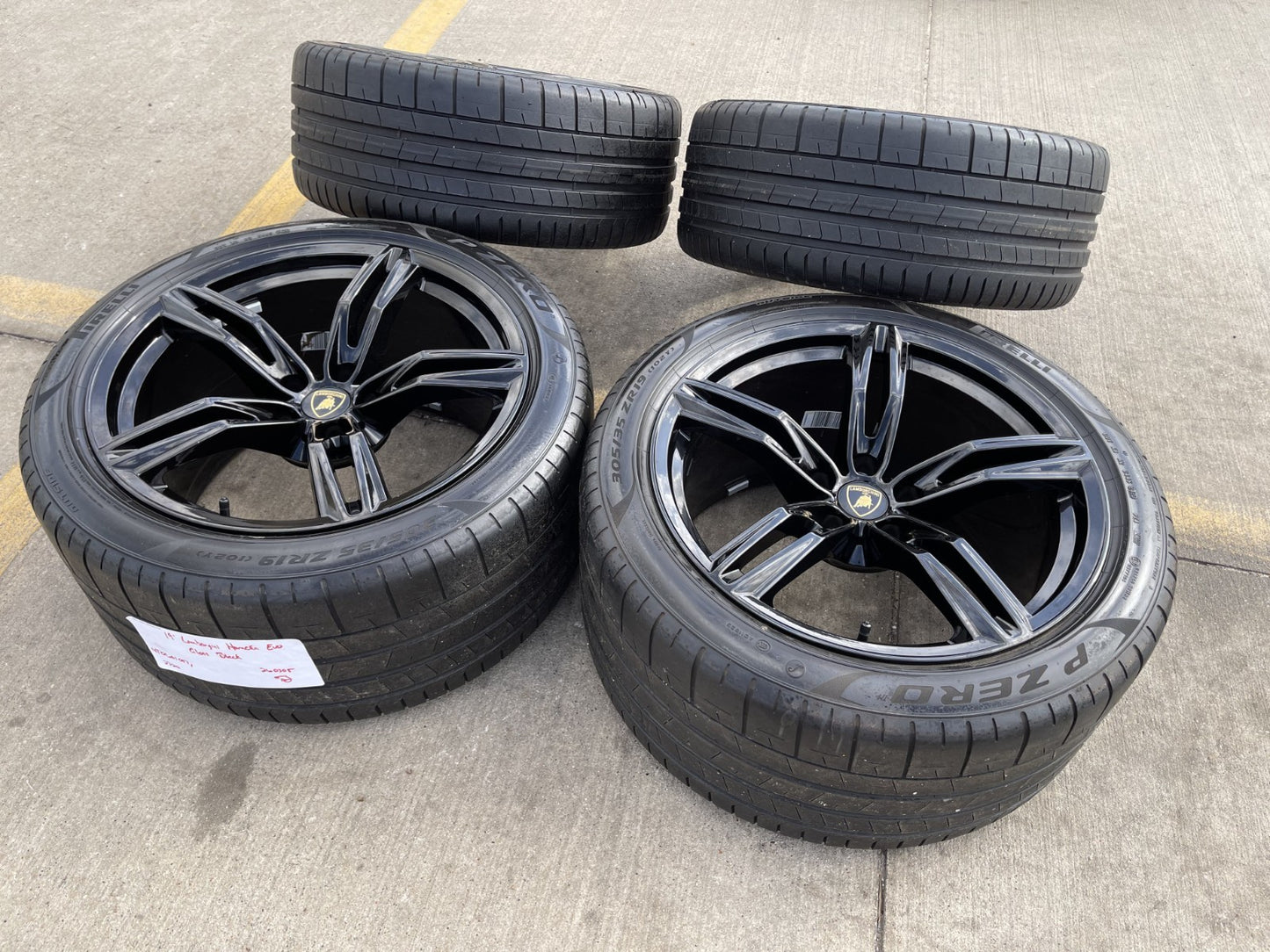 19" Lamborghini Huracan EVO LP580 OEM wheels rims 2020 2021 2022 2023 2024 2025